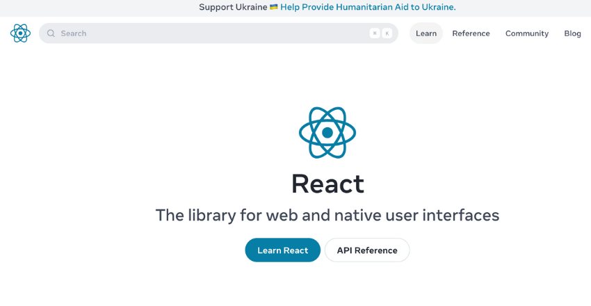 React