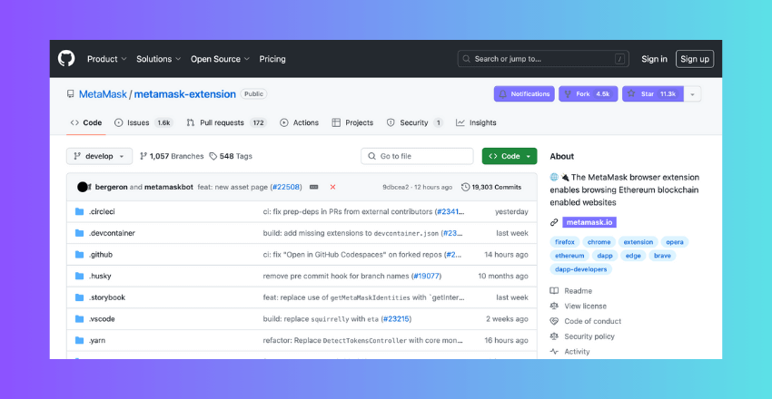 MetaMask/metamask-extension