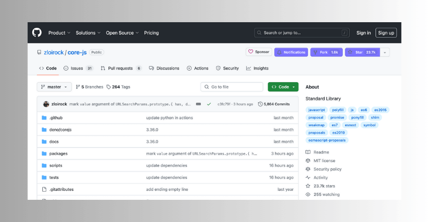 zloirock/core-js